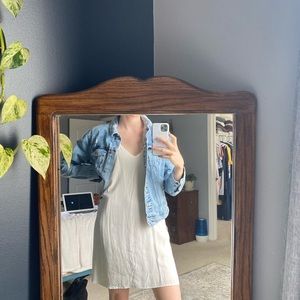 Wilfred Aritzia white strappy summer dress